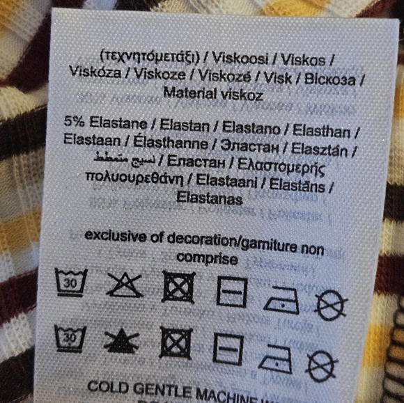 Neon & Nylon Striped dress NWT - Picture 8 of 15